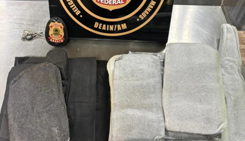 Passageiro colombiano é preso com 4 kg de cocaína no Aeroporto de Manaus; destino era Lisboa