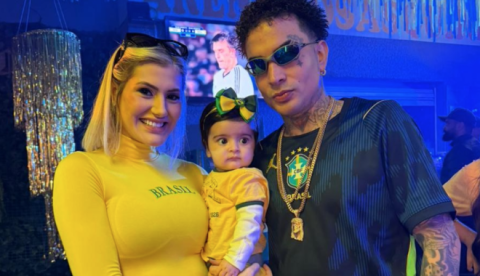 Esposa e filha de MC Guimê sofrem acidente após gravação de clipe em São Paulo