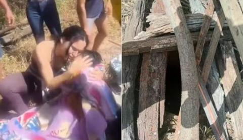 Após cinco dias de buscas, mulher é resgatada com vida de cisterna