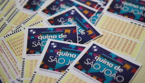 Confira as dezenas sorteadas da Quina de São João 2026
