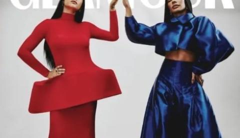 Isabelle e Marciele estampam revista Glamour em ensaio especial sobre Festival de Parintins
