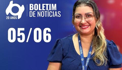 Confira as principais notícias no 'Boletim' desta sexta-feira; Assista