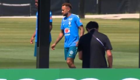 Neymar treina sem limitações e deve integrar seleção brasileira contra a Escócia