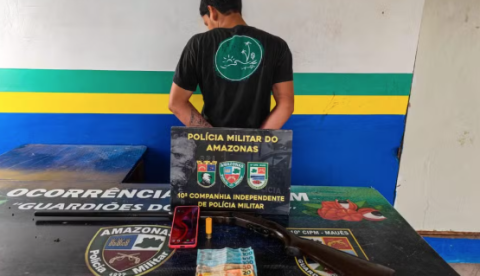 Foragido de fuga em massa é recapturado com arma e dinheiro em Maués
