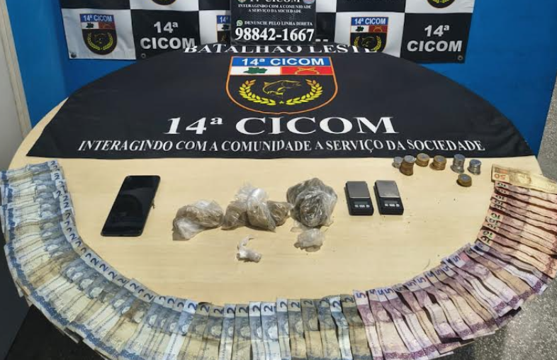 Foragido por homicídio tenta correr da PM, mas acaba preso no Beco do Flamengo em Manaus