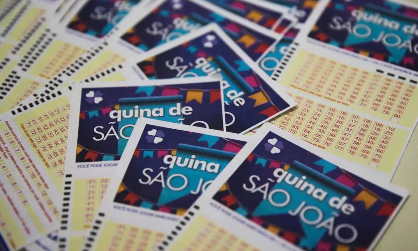 Confira as dezenas sorteadas da Quina de São João 2026