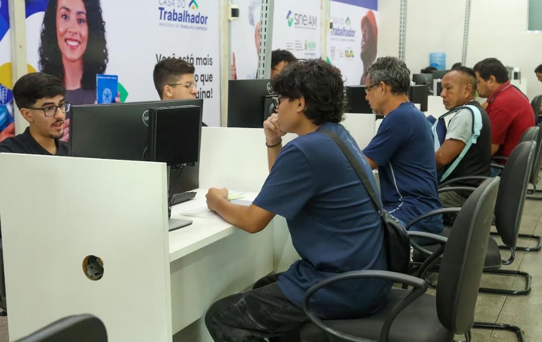 Com 170 vagas abertas, Sine Amazonas divulga oportunidades para todos os níveis de escolaridade