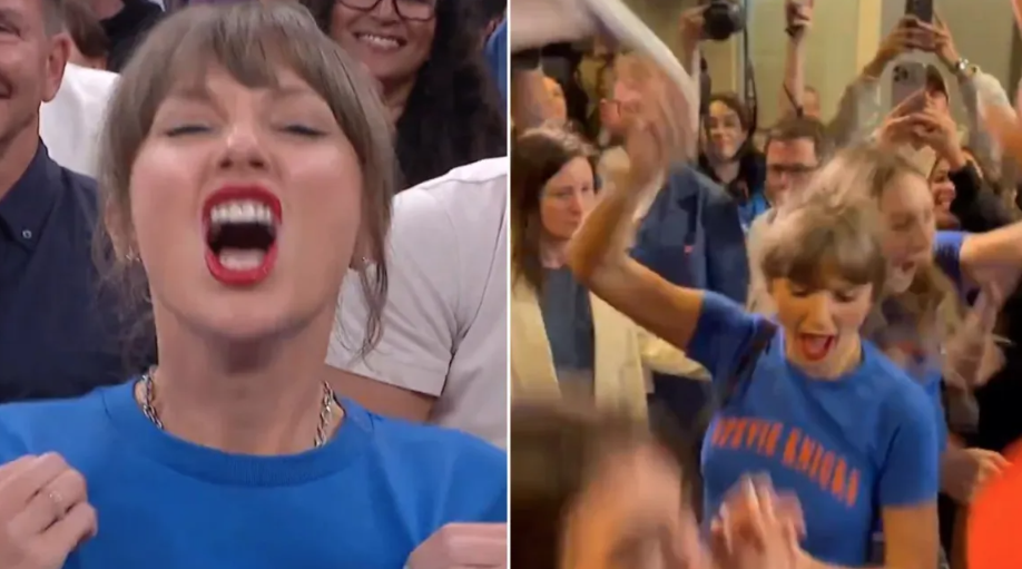 Taylor Swift viraliza ao comemorar vitória do Knicks na NBA; veja vídeos