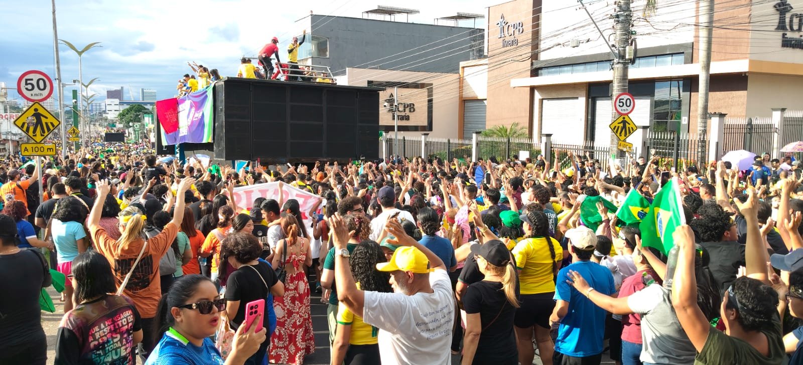 Operação especial adota monitoramento por câmera e garante tranquilidade na Marcha para Jesus