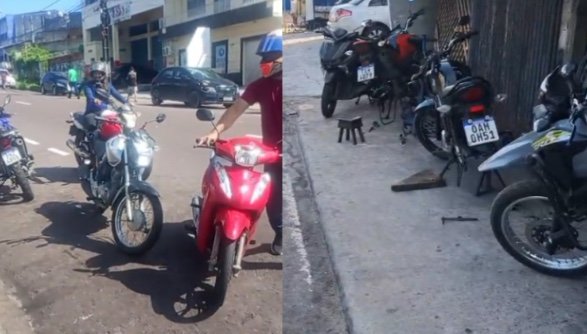 Motoristas têm pneus danificados após carga de pregos cair na avenida Silves; vídeo
