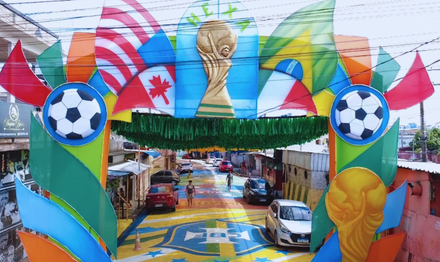 Manaus inaugura Ruas da Copa e entra no clima do Mundial de 2026
