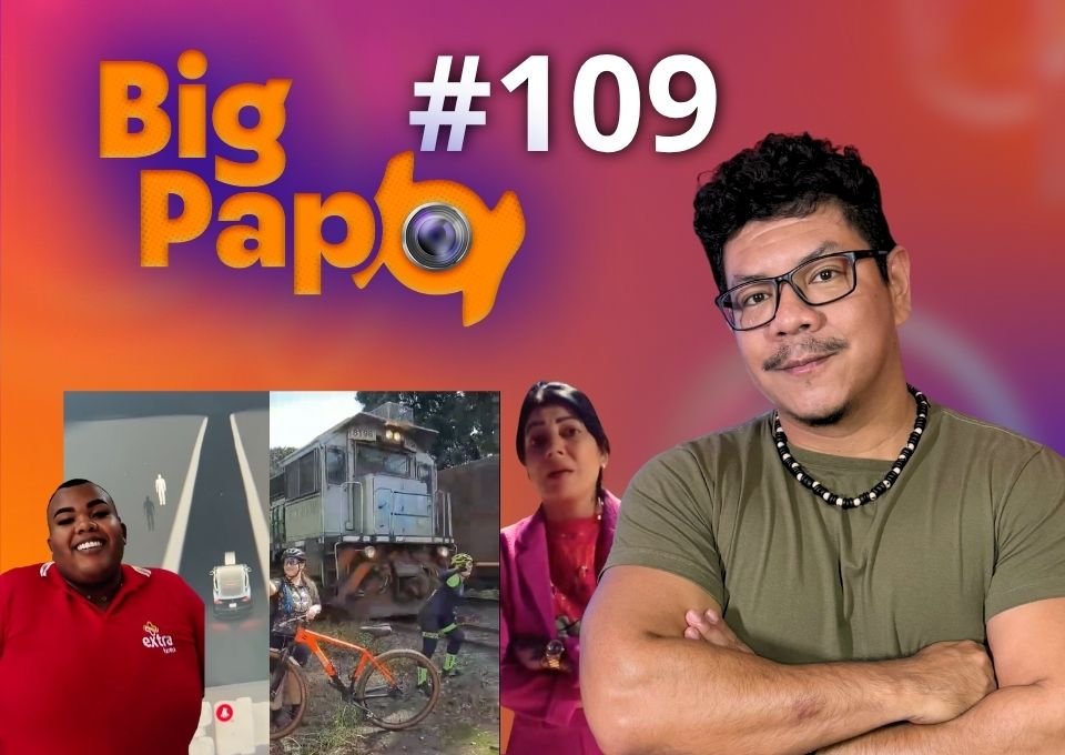 Big Papo de hoje: Ciclista se fere ao tirar selfie com trem