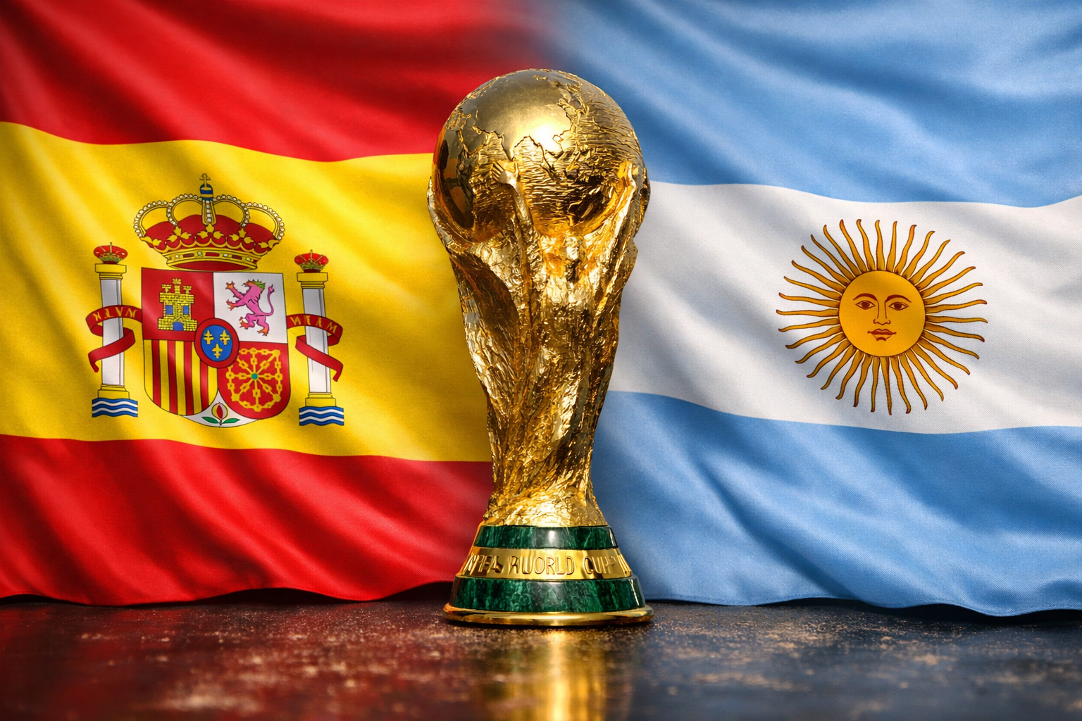 Espanha e Argentina decidem título da Copa do Mundo 2026 neste domingo