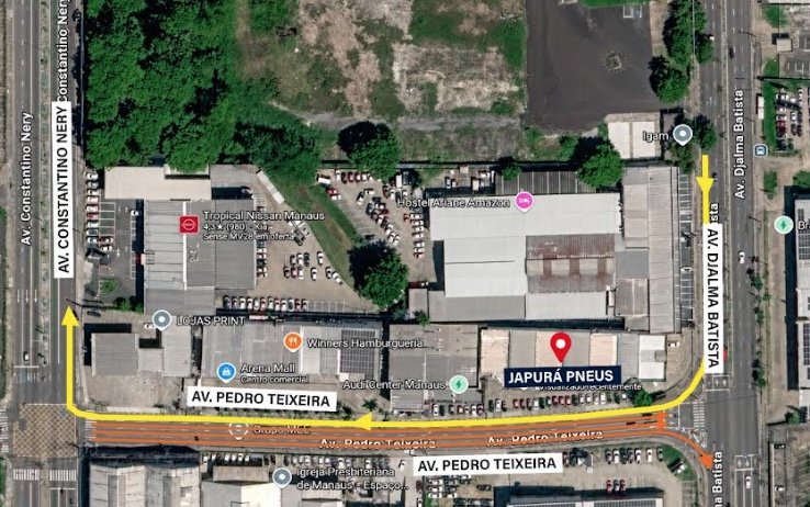 Avenida Pedro Teixeira terá mudança temporária no trânsito nesta segunda