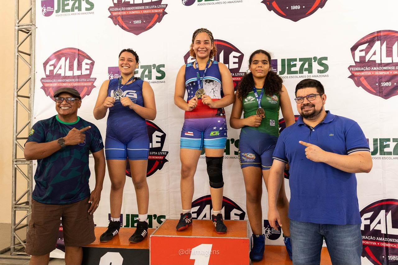 Nilton Lins coroa JEAs 2026 com títulos no vôlei, ciclismo e wrestling