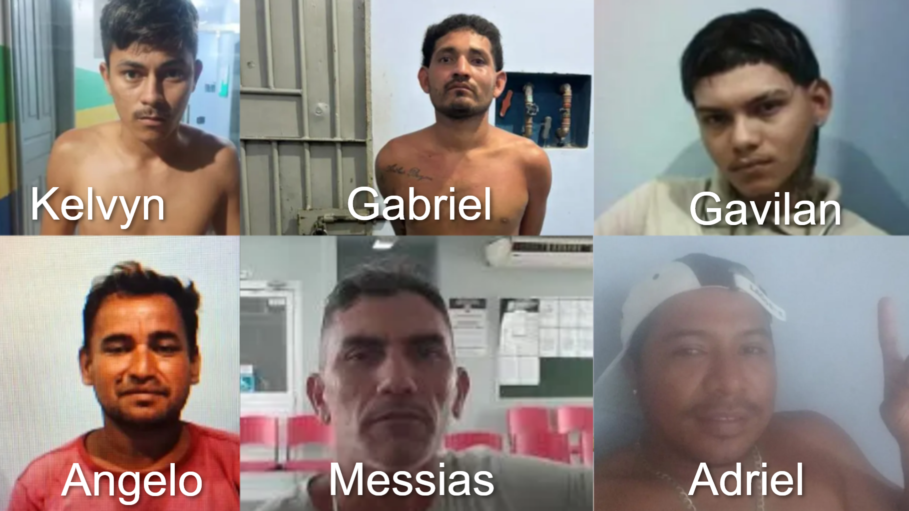 Polícia divulga imagens de detentos que fugiram da delegacia de Barreirinha