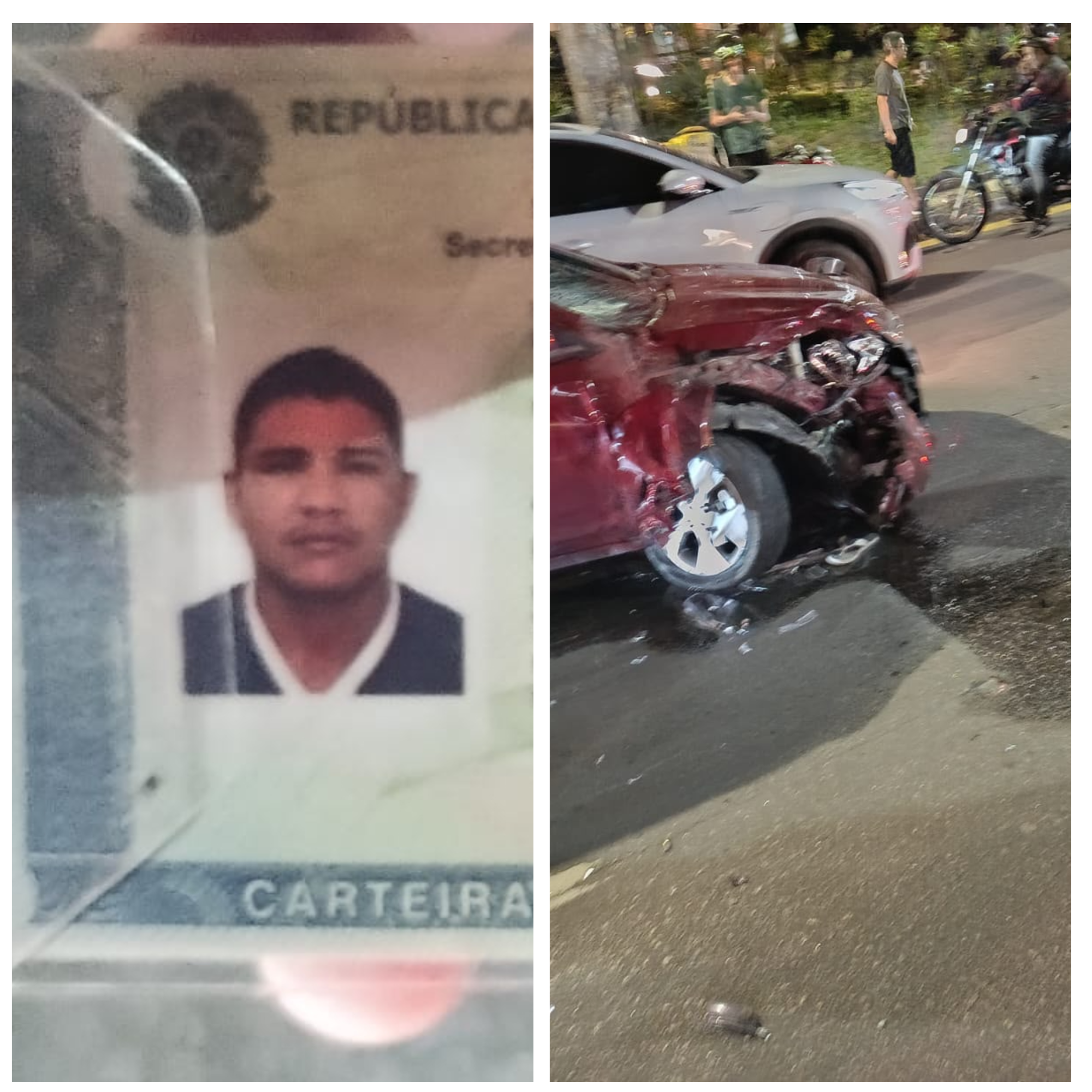 Motociclista envolvido em acidente no Adrianópolis morre no hospital
