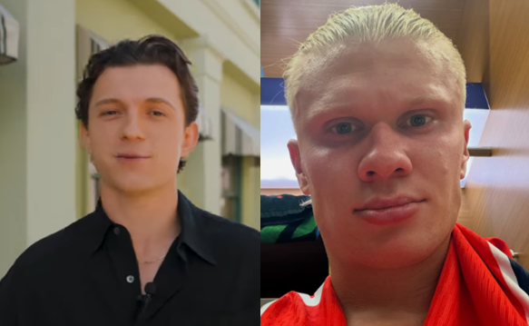 Tom Holland revela 'vácuo' de Haaland após convite para jantar