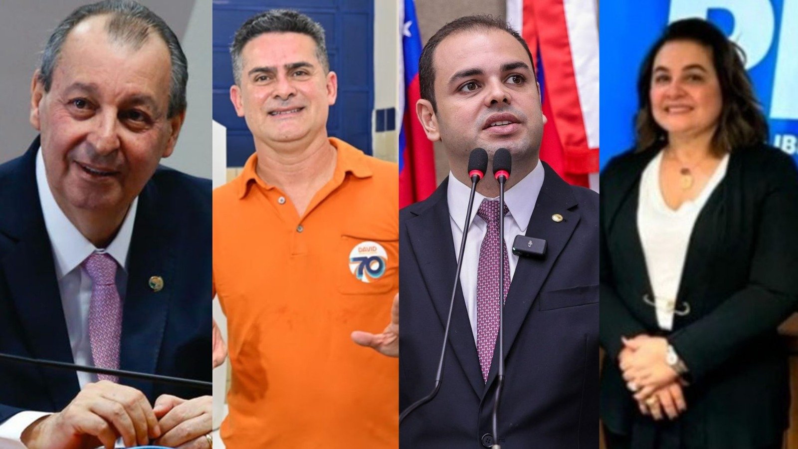 Omar Aziz lidera, mas segundo lugar  na pesquisa mostra três candidatos empatados
