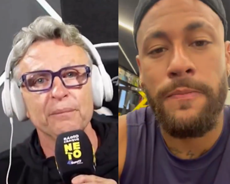 Neymar xinga Neto após ser chamado de 'criancinha' por vídeo sobre poker