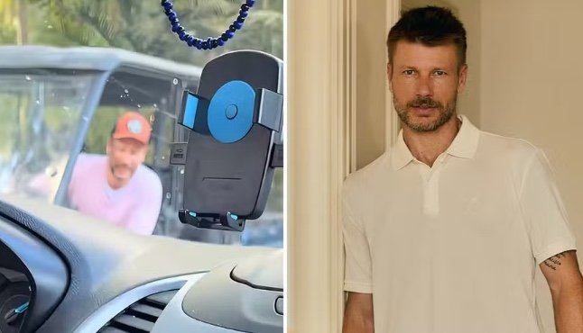 Mulher atola carro na estrada e é salva por Rodrigo Hilbert