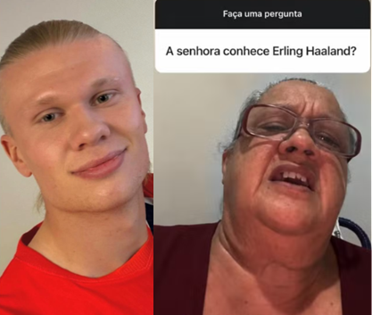 Haaland reage a vídeo de brasileira tentando pronunciar seu nome