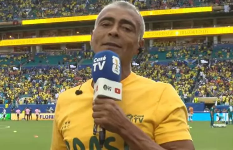 Romário tem pagamento da CazéTV penhorados pela Justiça