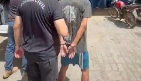 Homem é preso suspeito de agredir mãe com deficiência e reter cartão de benefício em Manacapuru