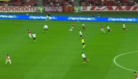 Internacional e Flamengo ficam no 1 a 1 no Beira-Rio