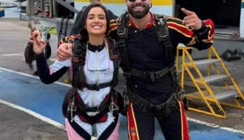 Jordana nega romance com Paulo Augusto e critica vídeo gravado em viagem a Manaus