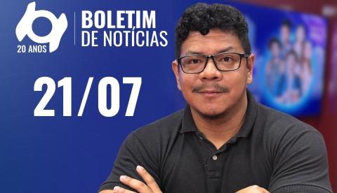 Confira as principais notícias no 'Boletim' desta terça-feira; Assista