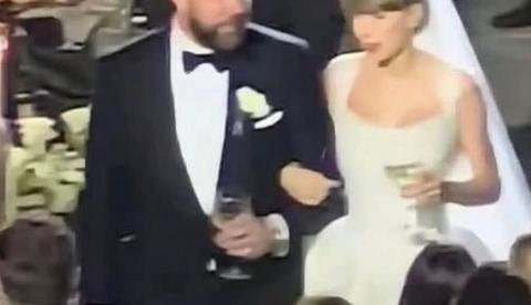 Taylor Swift e Travis Kelce estão casados; Adam Sandler celebrou a união