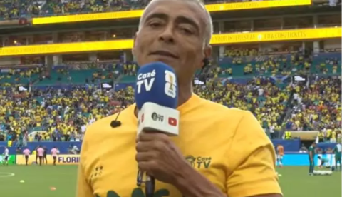 Romário tem pagamento da CazéTV penhorados pela Justiça