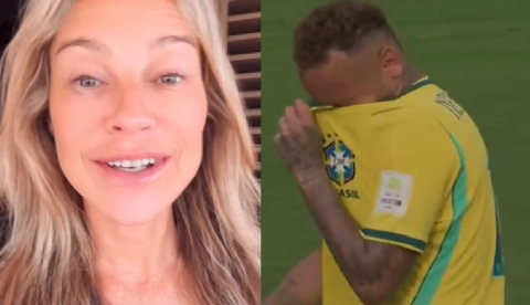 Luana Piovani debocha de Neymar após eliminação do Brasil na Copa