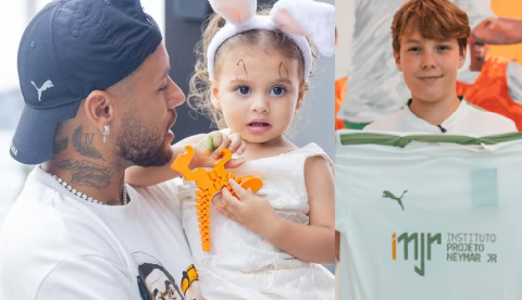 Filho de Neymar surpreende Amanda Kimberlly com presente para Helena em aniversário