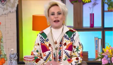 Ana Maria Braga abre o 'Mais Você' ao som de toada do Caprichoso; vídeo