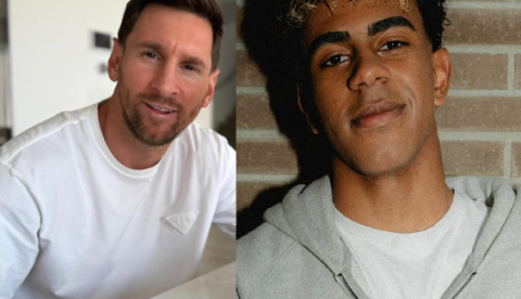 Messi fala sobre foto dando banho em Lamine Yamal antes da final da Copa