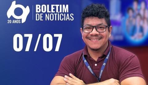 Confira as principais notícias no 'Boletim' desta terça-feira; Assista