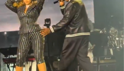 Beyoncé e Blue Ivy surpreendem público com participação em show de Jay Z