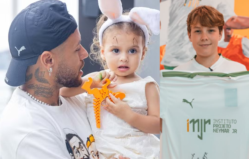 Filho de Neymar surpreende Amanda Kimberlly com presente para Helena em aniversário