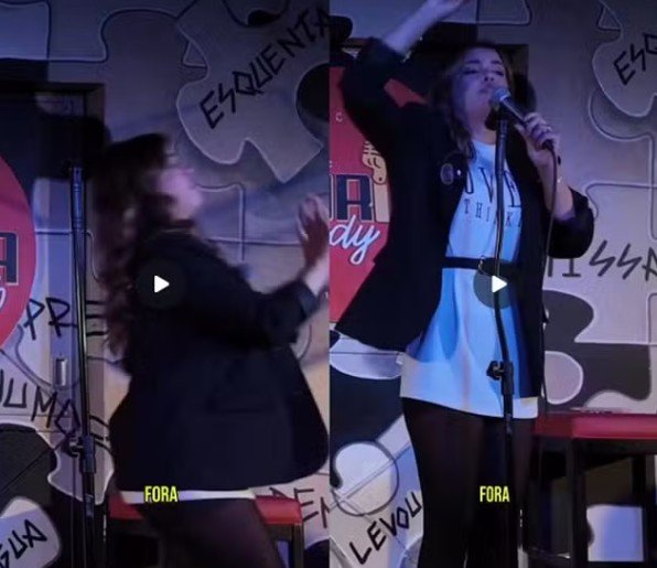 Humorista Fernanda Arantes é agredida com cadeirada durante show de stand-up