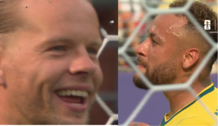 Saiba o que Neymar e goleiro norueguês falaram antes do pênalti