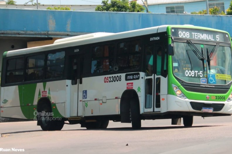 Linha de ônibus 008 ganha novo itinerário a partir desta quarta-feira em Manaus