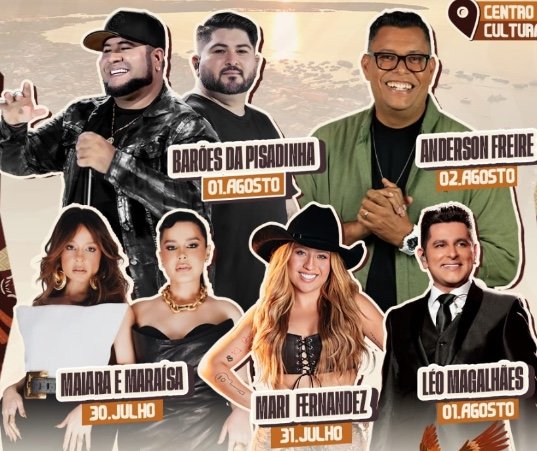 De lutas a shows nacionais: veja a programação do aniversário de 94 anos de Coari