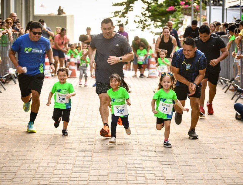 Corrida Infantil e "Sabadão da Saúde" movimentam o Mirante Lúcia Almeida em Manaus