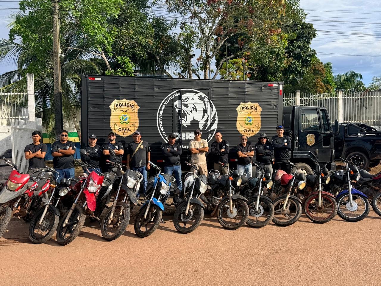 Polícia devolve 38 motocicletas recuperadas em operações no interior do Amazonas