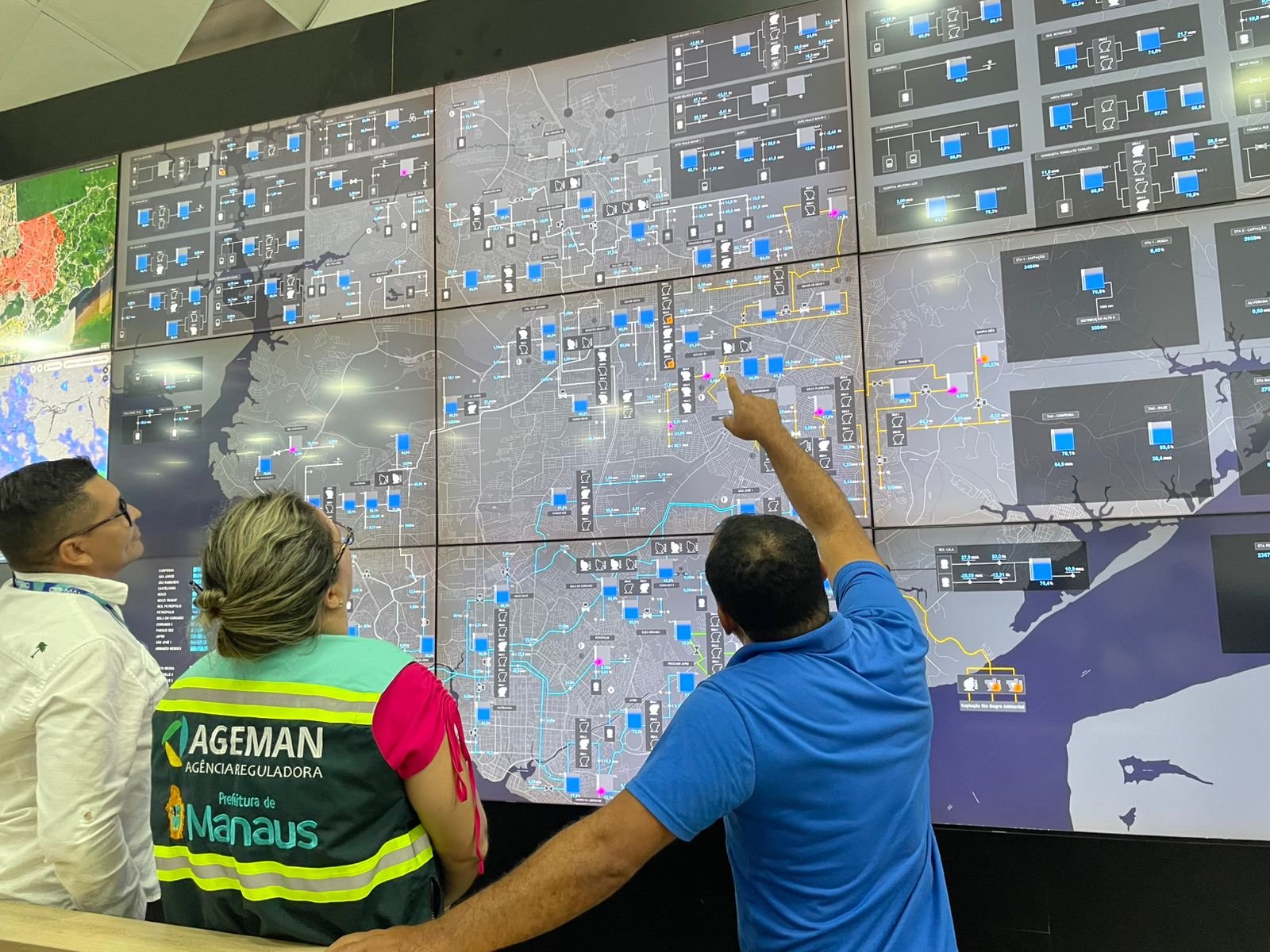 Ageman acompanhará parada e retomada do abastecimento de água em Manaus