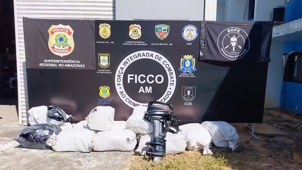 Operação prende cinco pessoas e apreende meia tonelada de drogas no Amazonas
