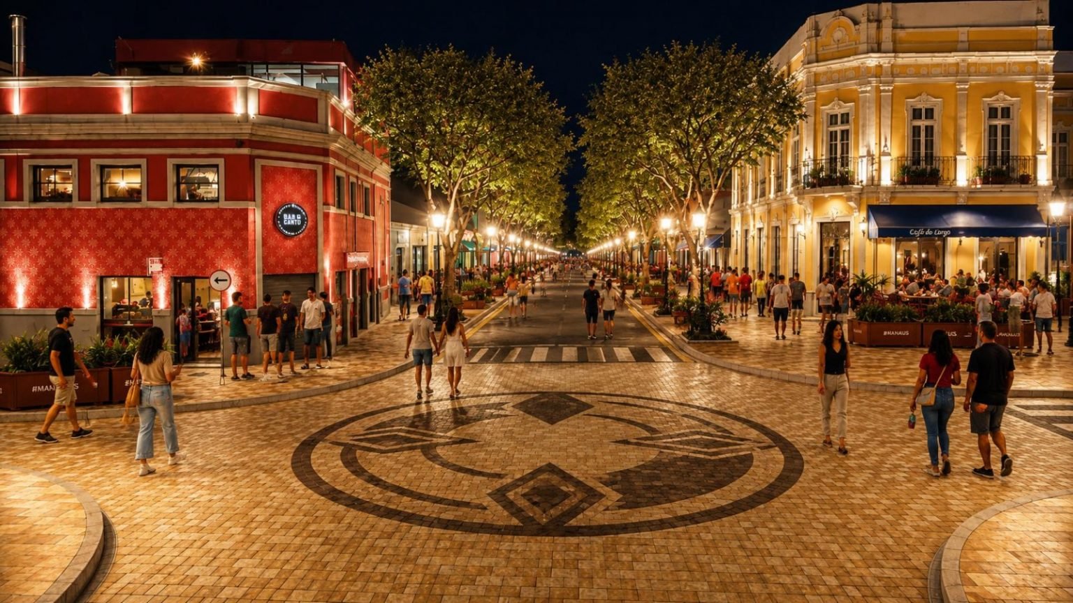 Ferreira Pena passará por transformação para virar primeira 'Rua Gastronômica de Manaus'