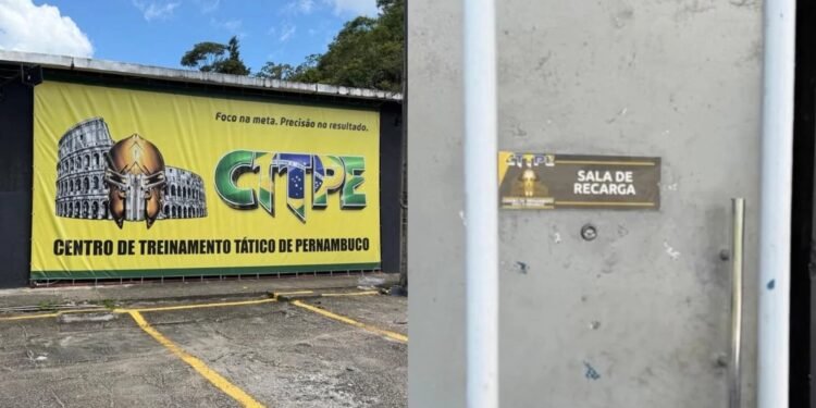 Dez homens, fiação cortada e um cofre arrombado: quadrilha leva 15 pistolas de clube de tiro no Grande Recife